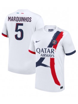 Paris Saint-Germain Marquinhos #5 Auswärtstrikot 2024-25 Kurzarm